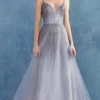 Andrea And Leo - A0936 Butterfly Glittered Ombre Gown