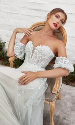 Andrea And Leo - A1046 Embroidered Plunging Sweetheart Gown 7 Andrea And Leo - A1046 Embroidered Plunging Sweetheart Gown -Hot Sale WEDDING Store andrea and leo a1046 embroidered plunging sweetheart gown evening dresses 29472998883411
