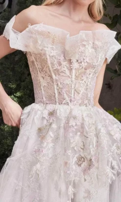 Andrea And Leo A1090 - Off-Shoulder Cape Sleeve Wedding Dress 5 Andrea And Leo A1090 - Off-Shoulder Cape Sleeve Wedding Dress -Hot Sale WEDDING Store andrea and leo a1090 off shoulder cape sleeve wedding dress bridal dresses 30404289790035