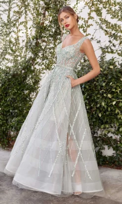 Andrea And Leo - A1091 Lattice Motif A-Line Gown 16 Andrea And Leo - A1091 Lattice Motif A-Line Gown -Hot Sale WEDDING Store andrea and leo a1091 lattice motif a line gown prom dresses 29480454914131
