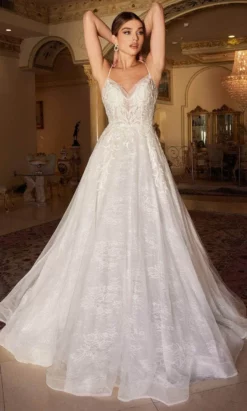 Andrea And Leo A1102W - Chantilly Lace A-Line Bridal Gown -Hot Sale WEDDING Store andrea and leo a1102w chantilly lace a line bridal gown bridal dresses 31421976150099