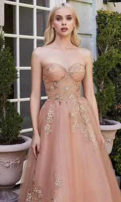 Andrea And Leo A1114 - Tea Length Tulle A-Line Dress 5 Andrea And Leo A1114 - Tea Length Tulle A-Line Dress -Hot Sale WEDDING Store andrea and leo a1114 tea length tulle a line dress prom dresses 31422036967507