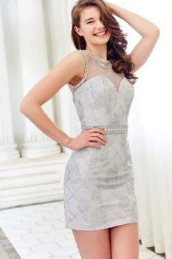 Angela & Alison - 72042 Beaded Illusion Jewel Mini Dress 13 Angela & Alison - 72042 Beaded Illusion Jewel Mini Dress -Hot Sale WEDDING Store angela alison 72042 beaded illusion jewel mini dress special occasion dress 5486608777273