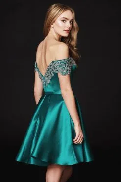 Angela & Alison - 82018 Beaded Off-Shoulder A-Line Cocktail Dress 8 Angela & Alison - 82018 Beaded Off-Shoulder A-Line Cocktail Dress -Hot Sale WEDDING Store angela alison 82018 beaded off shoulder a line cocktail dress special occasion dress 5831540703289