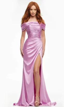 Ashley Lauren - 11093 Ruched Sheath Evening Dress -Hot Sale WEDDING Store ashley lauren 11093 ruched sheath evening dress pageant dresses 0 lilac 28739678634067