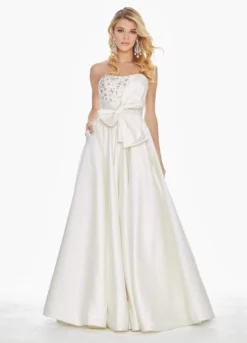 Ashley Lauren - 1341 Strapless Embellished Semi-Sweetheart Ballgown