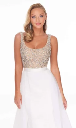 Ashley Lauren - 1990 Embellished Scoop Dress With Overskirt 7 Ashley Lauren - 1990 Embellished Scoop Dress With Overskirt -Hot Sale WEDDING Store ashley lauren 1990 embellished scoop dress with overskirt evening dresses 15598090453075