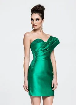 Ashley Lauren - 4008 Asymmetrical Pleated Cocktail Dress -Hot Sale WEDDING Store ashley lauren 4008 asymmetrical pleated cocktail dress special occasion dress 5490191073337