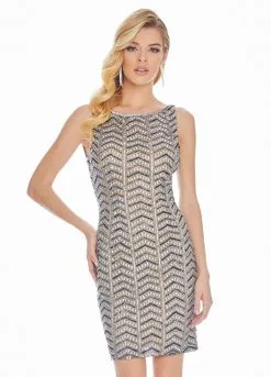 Ashley Lauren - 4125 Bateau Beaded Low Back Cocktail Dress -Hot Sale WEDDING Store ashley lauren 4125 bateau beaded low back cocktail dress special occasion dress 6917490802771