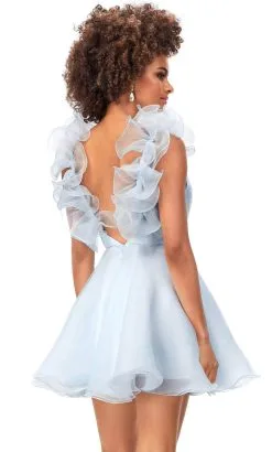 Ashley Lauren 4540 - Ruffled Straps Cocktail Dress 10 Ashley Lauren 4540 - Ruffled Straps Cocktail Dress -Hot Sale WEDDING Store ashley lauren 4540 ruffled straps cocktail dress special occasion dress 31693028294739