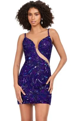 Ashley Lauren 4589 - Beaded Plunge Cocktail Dress 11 Ashley Lauren 4589 - Beaded Plunge Cocktail Dress -Hot Sale WEDDING Store ashley lauren 4589 beaded plunge cocktail dress cocktail dresses 32362412834899