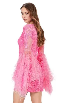 Ashley Lauren 4603 - Bell Feathered Sleeve Cocktail Dress -Hot Sale WEDDING Store ashley lauren 4603 bell feathered sleeve cocktail dress cocktail dresses 32362493476947