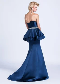 Ashley Lauren Bridal - 1092 Asymmetrical Peplum Evening Dress -Hot Sale WEDDING Store ashley lauren bridal 1092 asymmetrical peplum evening dress bridal dresses 5648645718073