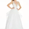 Ashley Lauren Bridal - 1292 Beaded Silk Organza Evening Dress