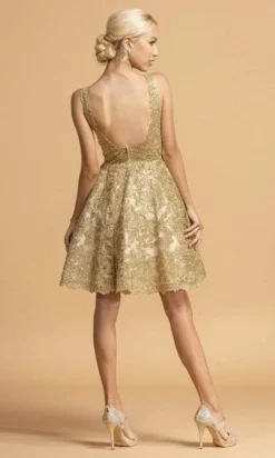 Aspeed Design - S2123 Scoop Back Lace A-Line Dress -Hot Sale WEDDING Store aspeed design s2123 scoop back lace a line dress homecoming dresses 28746560667731