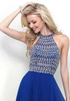 Blush By Alexia Designs Blush - Beaded Illusion High Halter A-Line Dress 11375 -Hot Sale WEDDING Store blush beaded illusion high halter a line dress 11375 special occasion dress 7287797776467