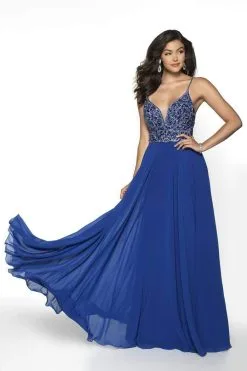 Blush By Alexia Designs - 11778 Beaded Plunging V-neck Chiffon Dress 9 Blush By Alexia Designs - 11778 Beaded Plunging V-neck Chiffon Dress -Hot Sale WEDDING Store blush by alexia designs 11778 beaded plunging v neck chiffon dress special occasion dress 0 royal 7065228410963