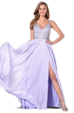 Blush By Alexia Designs - 11937 Beaded V-Neck A-Line Gown With Slit -Hot Sale WEDDING Store blush by alexia designs 11937 beaded v neck a line gown with slit prom dresses 0 lilac 28045337296979