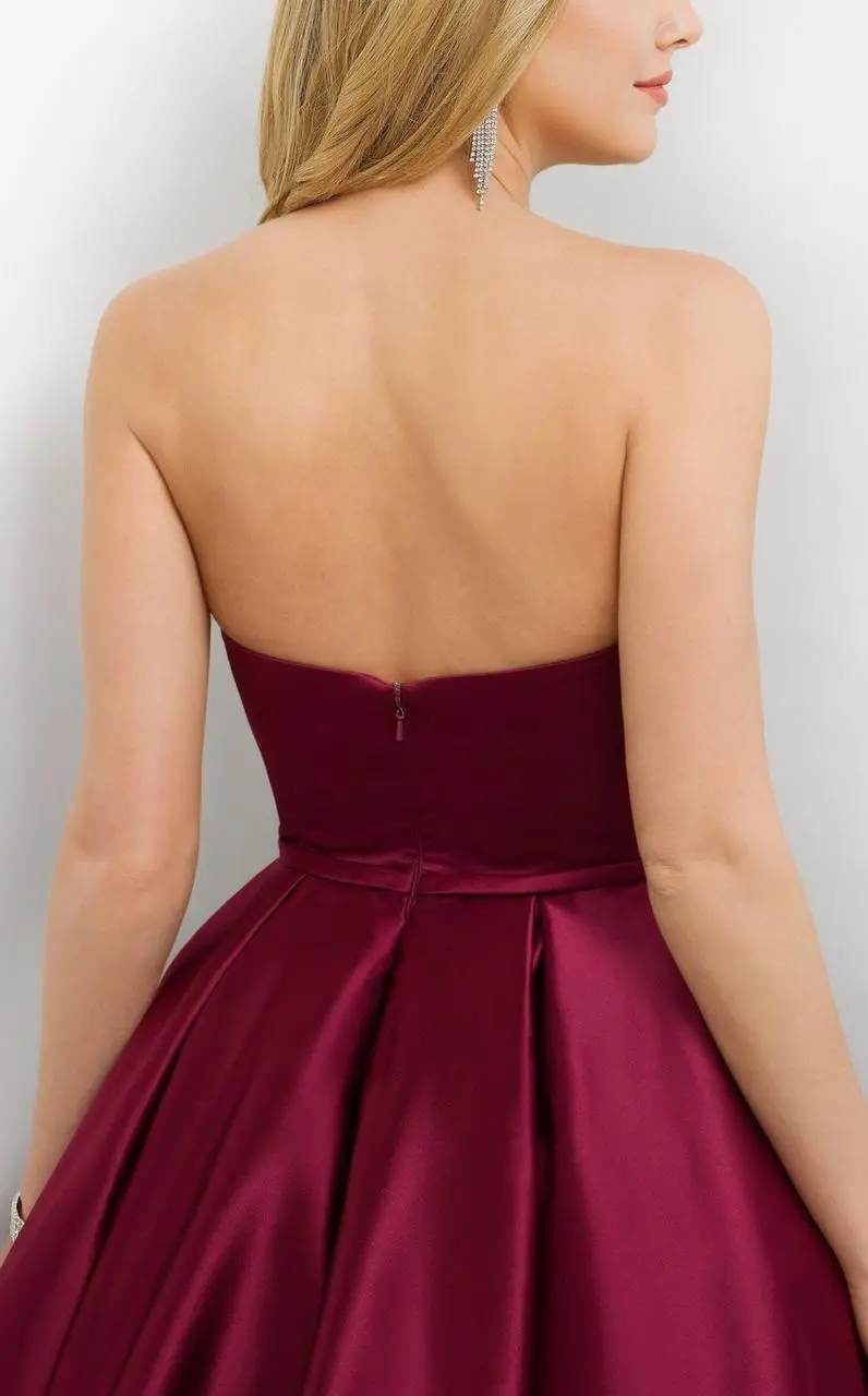 Blush By Alexia Designs - Sweetheart Satin A-line Dress 11173 6 Blush By Alexia Designs - Sweetheart Satin A-line Dress 11173 - Image 6