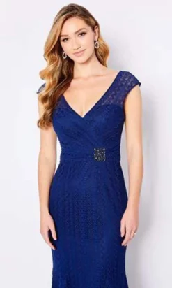 Cameron Blake - 221696 V Neck Trumpet Evening Dress -Hot Sale WEDDING Store cameron blake 221696 v neck trumpet evening dress mother of the bride dresses 28323368730707