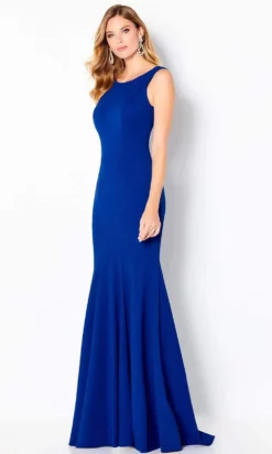 Cameron Blake - 220635 Sleeveless Buttons Down Back Gown -Hot Sale WEDDING Store cameron blake by mon cheri 220635 sleeveless buttons down back gown evening dresses 4 royal blue 27952289120339