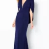 Cameron Blake - Quarter Sleeve Evening Dress 220653