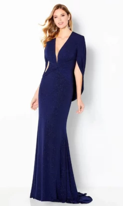 Cameron Blake - Quarter Sleeve Evening Dress 220653