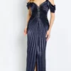 Cameron Blake CB109 - Cold Shoulder Formal Gown