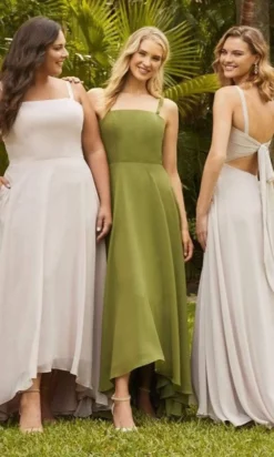 Christina Wu Celebration - 22091 Sleeveless High Low A-line Gown