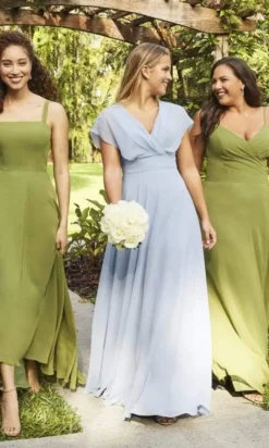 Christina Wu Celebration - 22091 Straight Across High Low Chiffon Gown -Hot Sale WEDDING Store christina wu celebration 22091 straight across high low chiffon gown special occasion dress 29470188994643