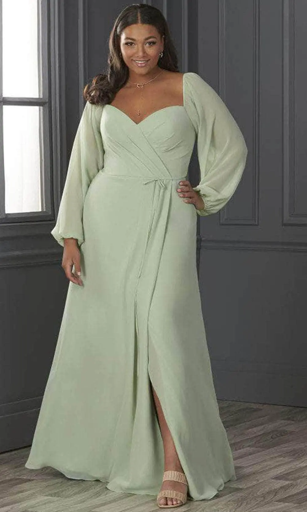 Christina Wu Celebration 22124 - Sweetheart Chiffon Sheath Dress 2 Christina Wu Celebration 22124 - Sweetheart Chiffon Sheath Dress - Image 2