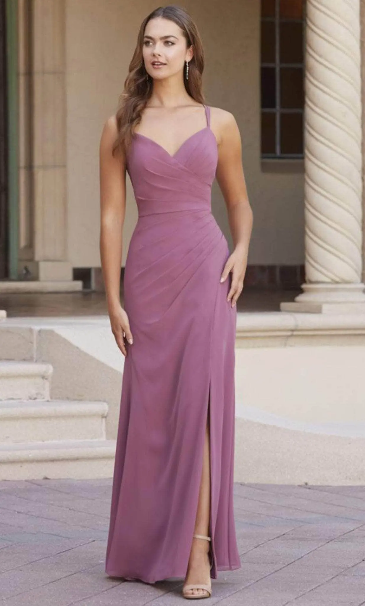 Christina Wu Celebration 22147 - Ruched Chiffon Evening Dress 1 Christina Wu Celebration 22147 - Ruched Chiffon Evening Dress