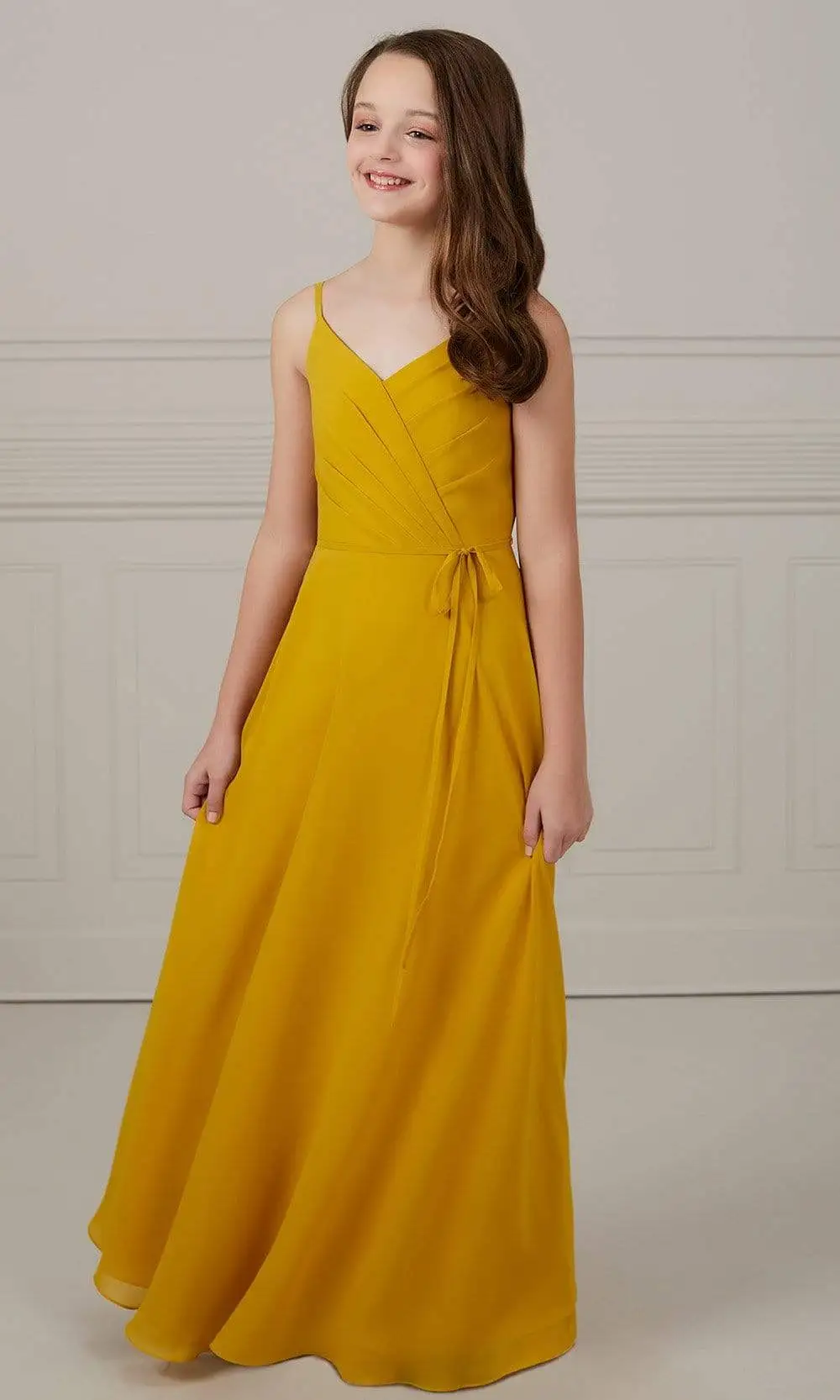 Christina Wu Celebration - 32076 V Neck Pleated Chiffon A-Line Dress 1 Christina Wu Celebration - 32076 V Neck Pleated Chiffon A-Line Dress