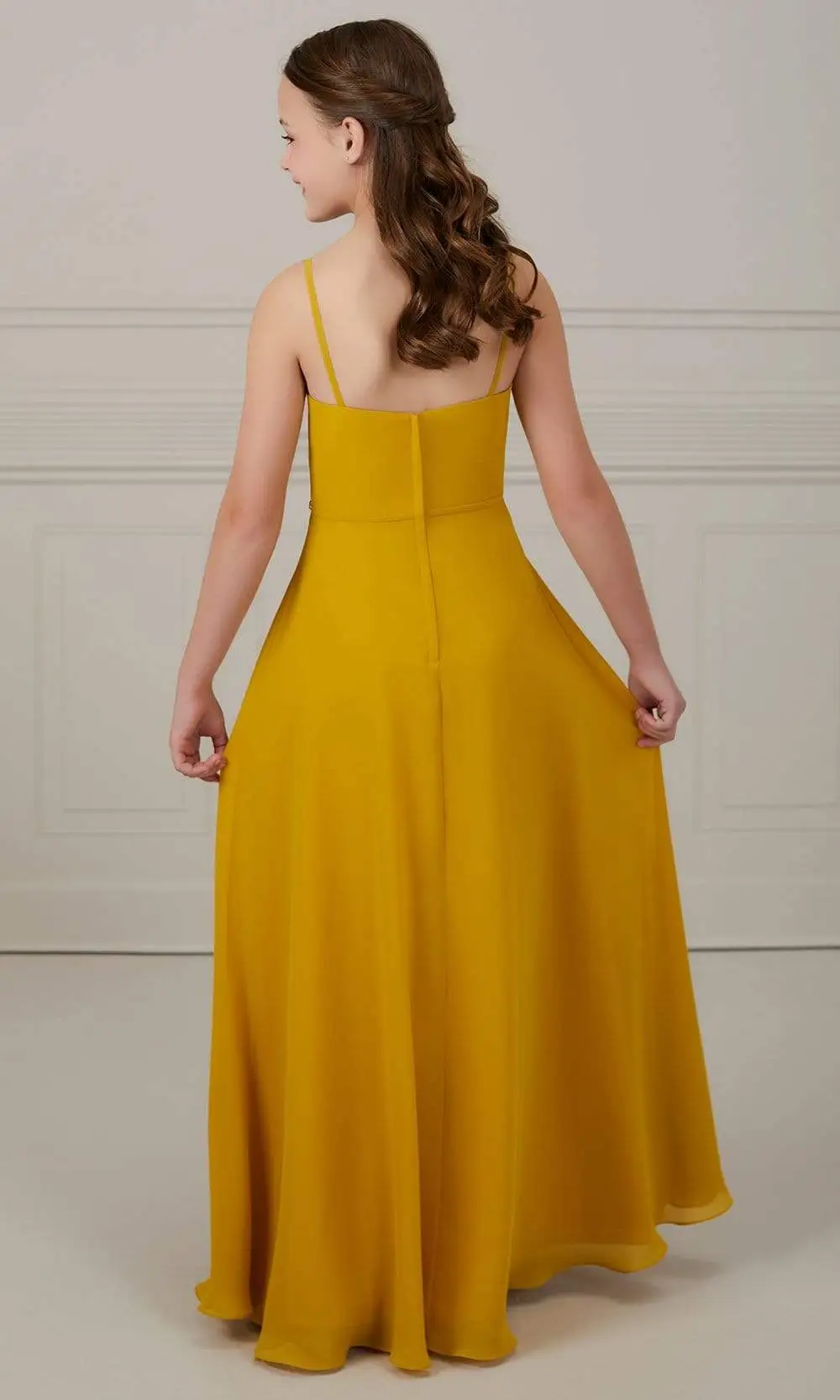 Christina Wu Celebration - 32076 V Neck Pleated Chiffon Long A-Line Dress 2 Christina Wu Celebration - 32076 V Neck Pleated Chiffon Long A-Line Dress - Image 2