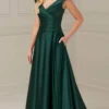 Christina Wu Elegance 17117 - Pleat Bodice A-Line Evening Dress