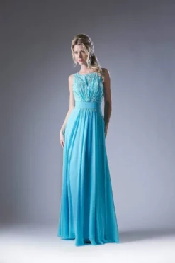 Cinderella Divine - 1019 Lace Embellished Bateau Neck A-line Dress -Hot Sale WEDDING Store cinderella divine 1019 lace embellished bateau neck a line dress special occasion dress xs mint 14054607388755