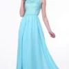 Cinderella Divine 1488 - Laced Chiffon Evening Dress
