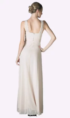 Cinderella Divine - 3984 V-Neck Ruched Bodice Chiffon A-Line Gown 21 Cinderella Divine - 3984 V-Neck Ruched Bodice Chiffon A-Line Gown -Hot Sale WEDDING Store cinderella divine 3984 v neck ruched bodice chiffon a line gown bridesmaid dresses 28119922311251