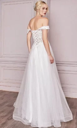 Cinderella Divine Bridal CD961W - A-line Bridal Gown -Hot Sale WEDDING Store cinderella divine bridal cd961w a line bridal gown special occasion dress 29625104531539