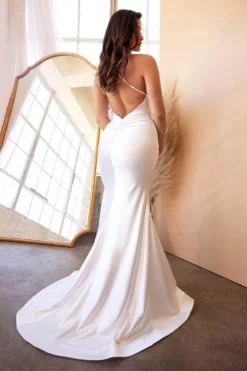 Cinderella Divine Bridals - CH236W Plunging V Neck Mermaid Bridal Gown -Hot Sale WEDDING Store cinderella divine bridals ch236w plunging v neck mermaid bridal gown wedding dresses 30592468746323