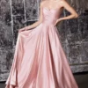 Cinderella Divine - CD0165 Strapless Sweetheart A-line Gown