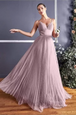 Cinderella Divine - CD184 Sleeveless Pleated Tulle A-Line Gown 19 Cinderella Divine - CD184 Sleeveless Pleated Tulle A-Line Gown -Hot Sale WEDDING Store cinderella divine cd184 sleeveless pleated tulle a line gown bridesmaid dresses 4 mauve 27931165065299