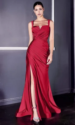 Cinderella Divine - CD941 Sleeveless Long Trumpet Gown With Slit 7 Cinderella Divine - CD941 Sleeveless Long Trumpet Gown With Slit -Hot Sale WEDDING Store cinderella divine cd941 sleeveless long trumpet gown with slit bridesmaid dresses 2 red 15880151597139
