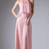 Cinderella Divine - CF130 Flounce Halter Style Chiffon A Line Dress