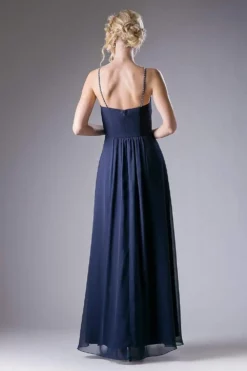 Cinderella Divine - CH529 Beaded Spaghetti Straps Chiffon A Line Gown -Hot Sale WEDDING Store cinderella divine ch529 beaded spaghetti straps chiffon a line gown bridesmaid dresses 13811758497875