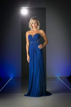 Cinderella Divine - Crisscrossed Strapless Applique Ornate Long Gown 12 Cinderella Divine - Crisscrossed Strapless Applique Ornate Long Gown -Hot Sale WEDDING Store cinderella divine crisscrossed strapless applique ornate long gown special occasion dress 2 royal 14841924780115