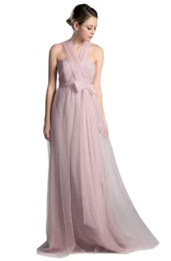 Cinderella Divine - ET322 Sweetheart Neckline Convertible Tulle Gown -Hot Sale WEDDING Store cinderella divine et322 sweetheart neckline convertible tulle gown bridesmaid dresses 4 blush 28047510536275