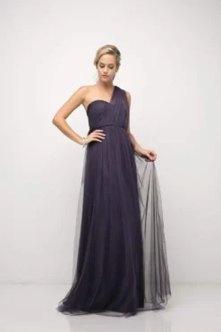 Cinderella Divine - ET322 Sweetheart Neckline Convertible Tulle Gown -Hot Sale WEDDING Store cinderella divine et322 sweetheart neckline convertible tulle gown bridesmaid dresses 4 dark plum 28047513944147
