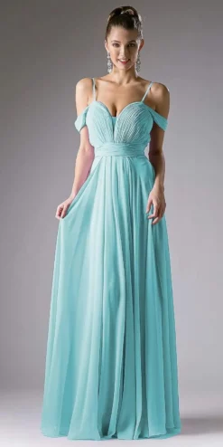 Cinderella Divine - Shirred Plunging Sweetheart Cold Shoulder Chiffon Gown 14 Cinderella Divine - Shirred Plunging Sweetheart Cold Shoulder Chiffon Gown -Hot Sale WEDDING Store cinderella divine shirred plunging sweetheart cold shoulder chiffon gown prom dresses 2 mint 28284965814355