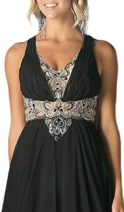 Cinderella Divine - Sleeveless Embellished Ruched A-line Dress 12 Cinderella Divine - Sleeveless Embellished Ruched A-line Dress -Hot Sale WEDDING Store cinderella divine sleeveless embellished ruched a line dress special occasion dress 13746172493907